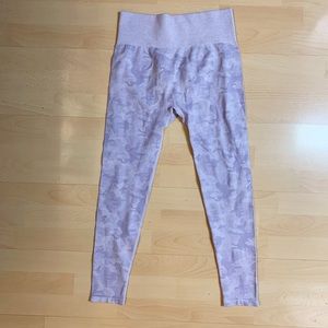Lavender Camo Workout Leggings